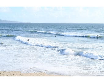 Coastal Photography Beach Print Wall Art Home Decoration Minimalist Style Wave Fine Modern California Surf Ocean Manhattan Decor