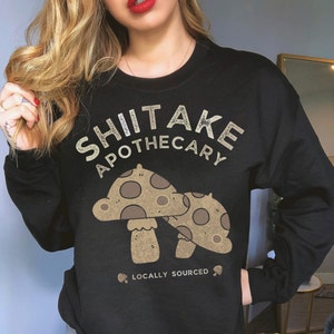 Pilz Sweatshirt Pilz Shirt Pilz Sweater Pilz Top Cottagecore Shirt Cottagecore Kleidung Alt Kleidung Alt Kleidung