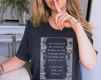 Academia Clothing Fall Shirts Dark Academia Clothing Light Academia Clothing Rumi Philosopher Indie shirt Indie Clothes Bohemian Clothes