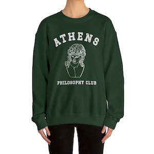 Philosophy Dark Academia Clothing Women Alt Clothing Greek Mythology Greek Statue Indie Sweatshirt Light Academia Clothing Preppy Sweatshirt