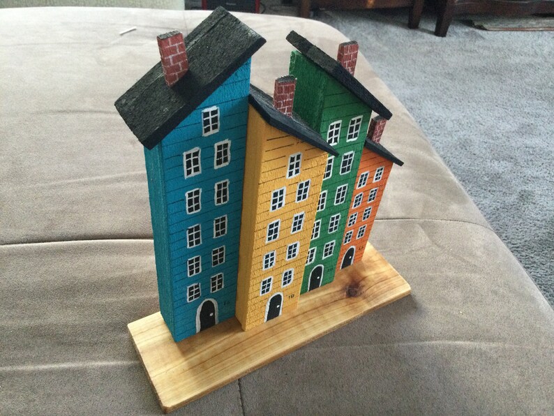Newfoundland Row Houses jelly Bean Colours Etsy