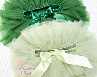 Tutu skirt with complimentary headband | birthday tutu| cake smash outfit | Christmas tutu | baby shower gift tutu| toddler green tutu