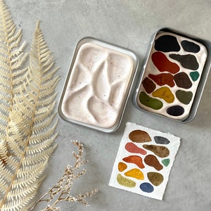 Earth Palette in Ceramic Travel Palette image 5