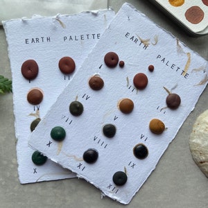 Earth Palette in Ceramic Travel Palette image 8