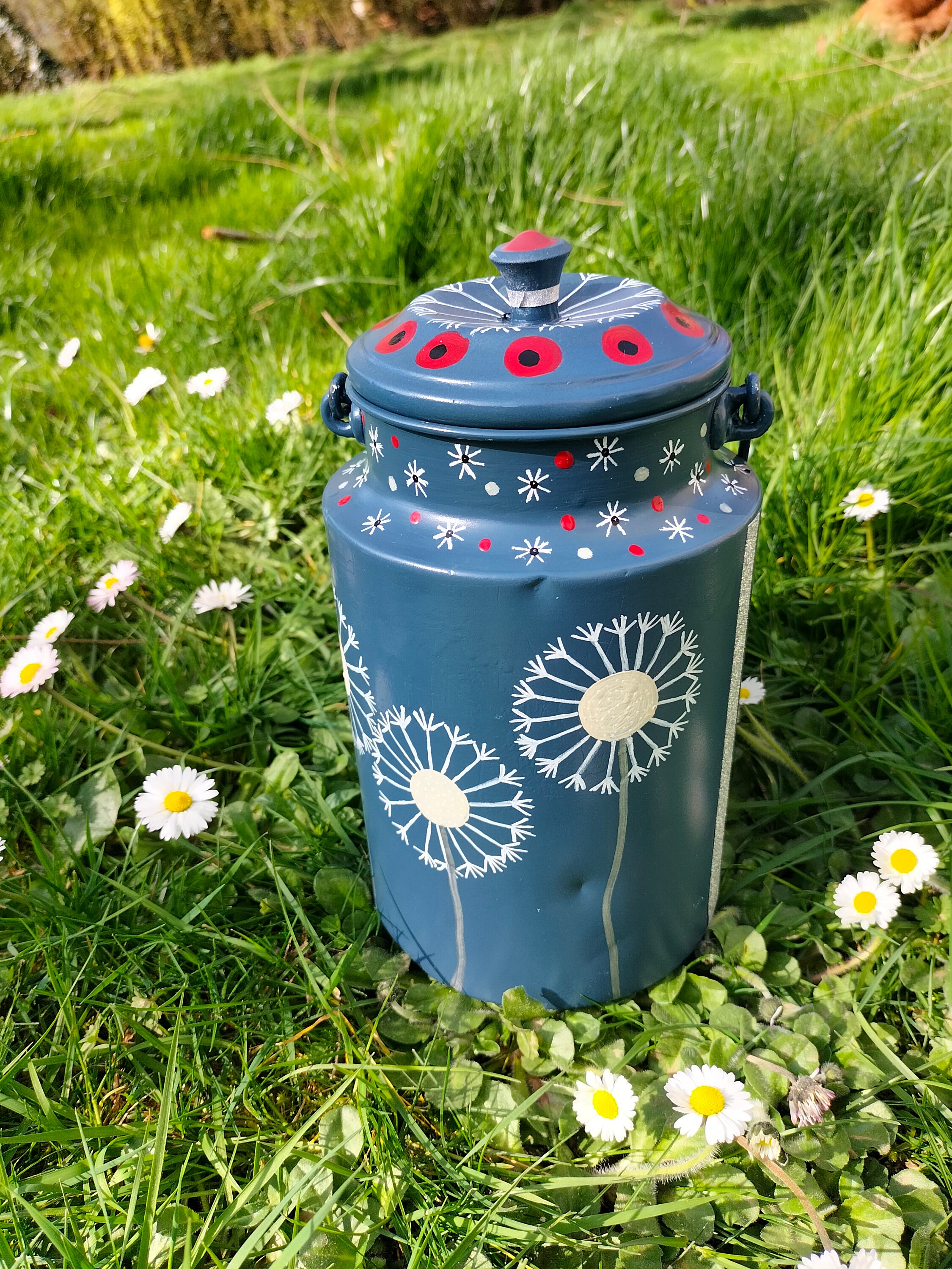 Pot à Lait Coquelicots/Pissenlits 