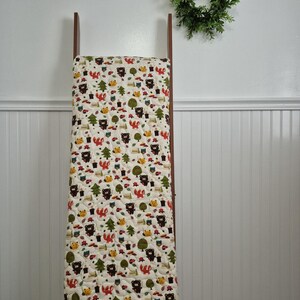 Forrest Friends Flannel Quilt 70x80