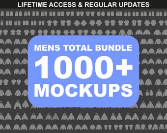 1000 Clothing Brand Mockups Streetwear Vector Mockups & Free Tech Pack Template Hoodie Mockup Pack, Fashion CADs Procreate Template