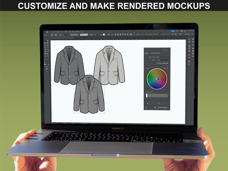 Adobe Illustrator interface showing twill pattern editing with customizable swatches.