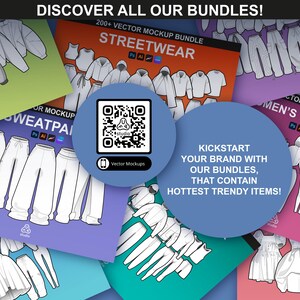 Explore FUPstudio's vector mockup bundles, including men shirts and streetwear templates for fashion designers and tech pack creation.