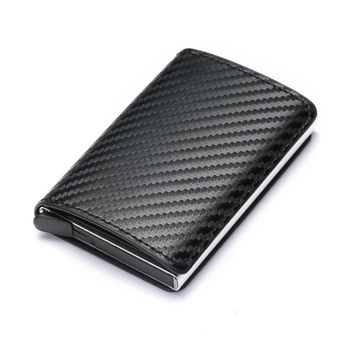 Wallet Men RFID Blocking Carbon Fibre Credit Card Holder Etsy UK