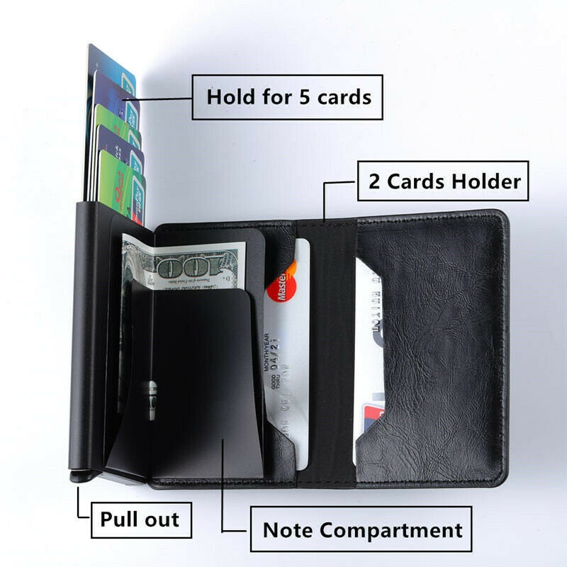 Wallet Men RFID Blocking Carbon Fibre Credit Card Holder - Etsy UK