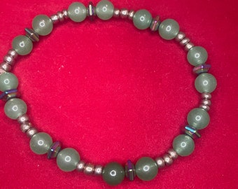 8 inch Jade bracelet