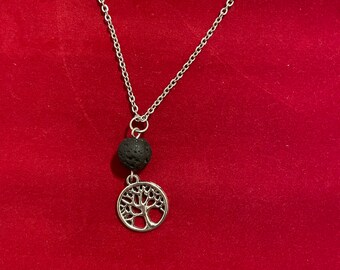 Lava tree of life pendant
