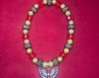 Beaded Angel Bracelet