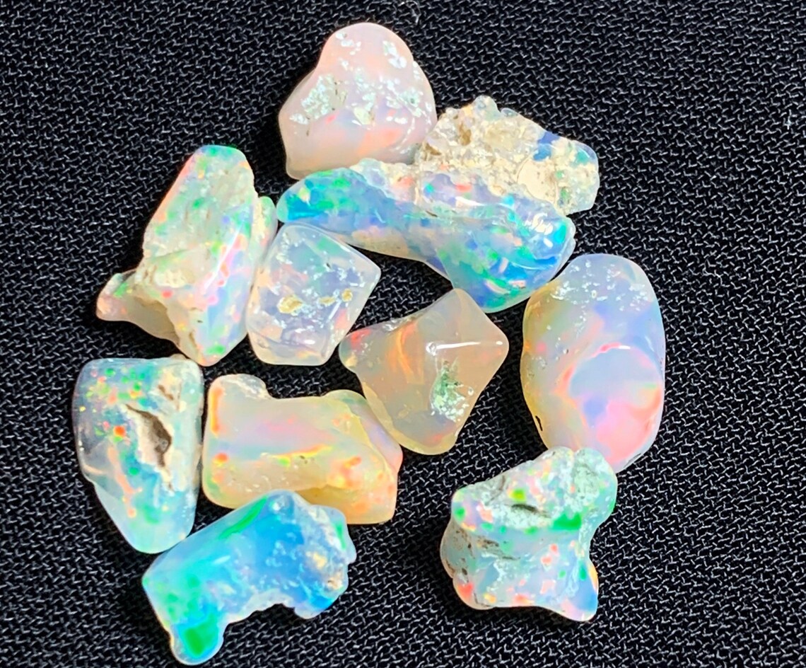 10 pieces AAA Grade Polish Raw Opal Welo Opal Polish Rough Etsy