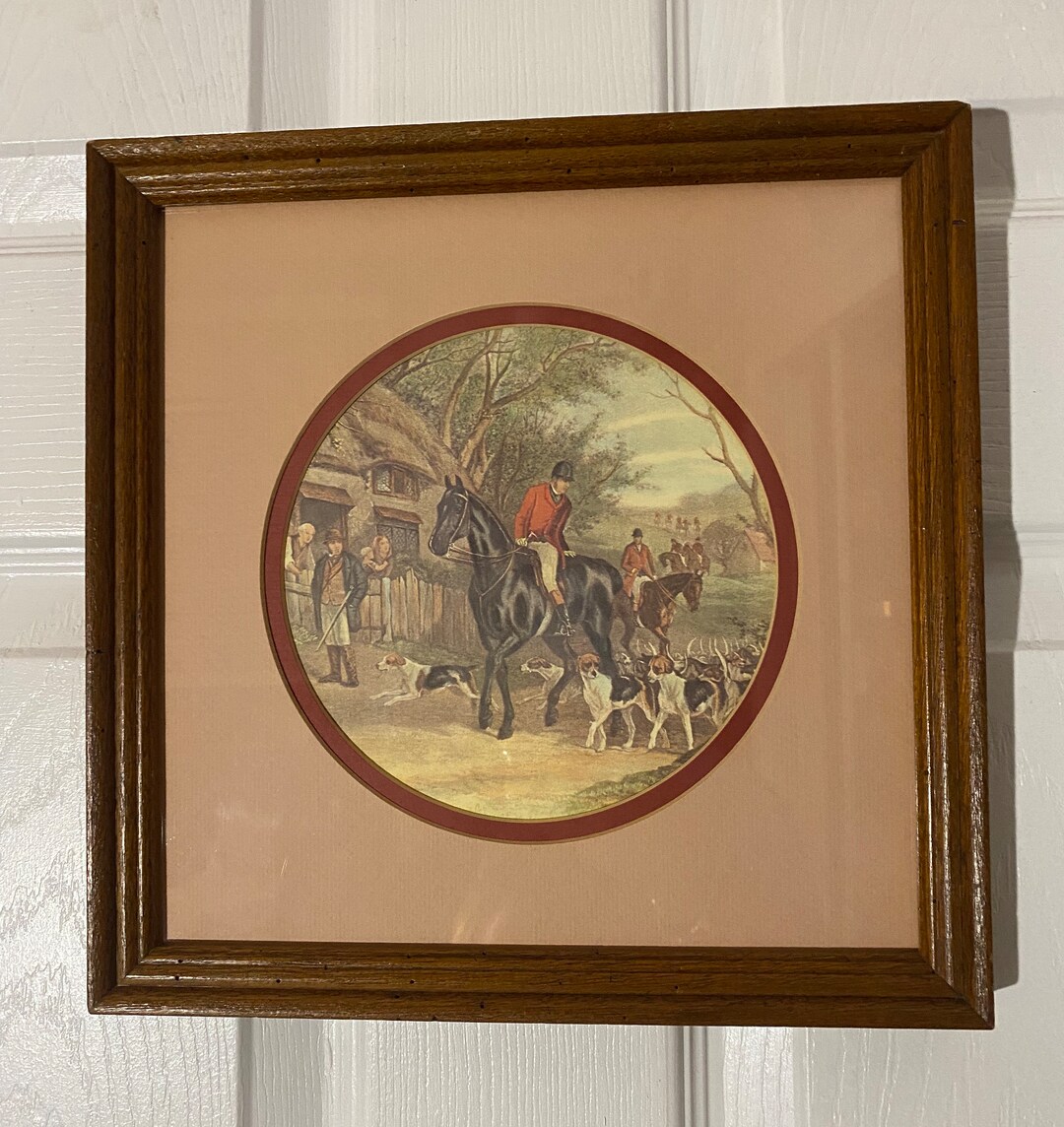 Hunting Dogs Print Etsy