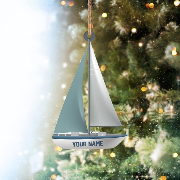Sailboat Ornament - Etsy
