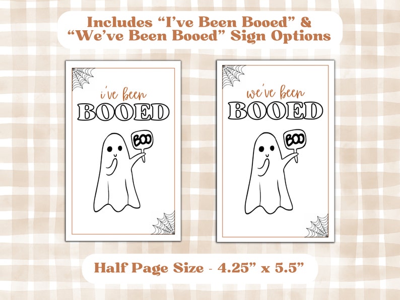You've Been Booed Halloween Game: Printable Kit (instant Download) - Etsy