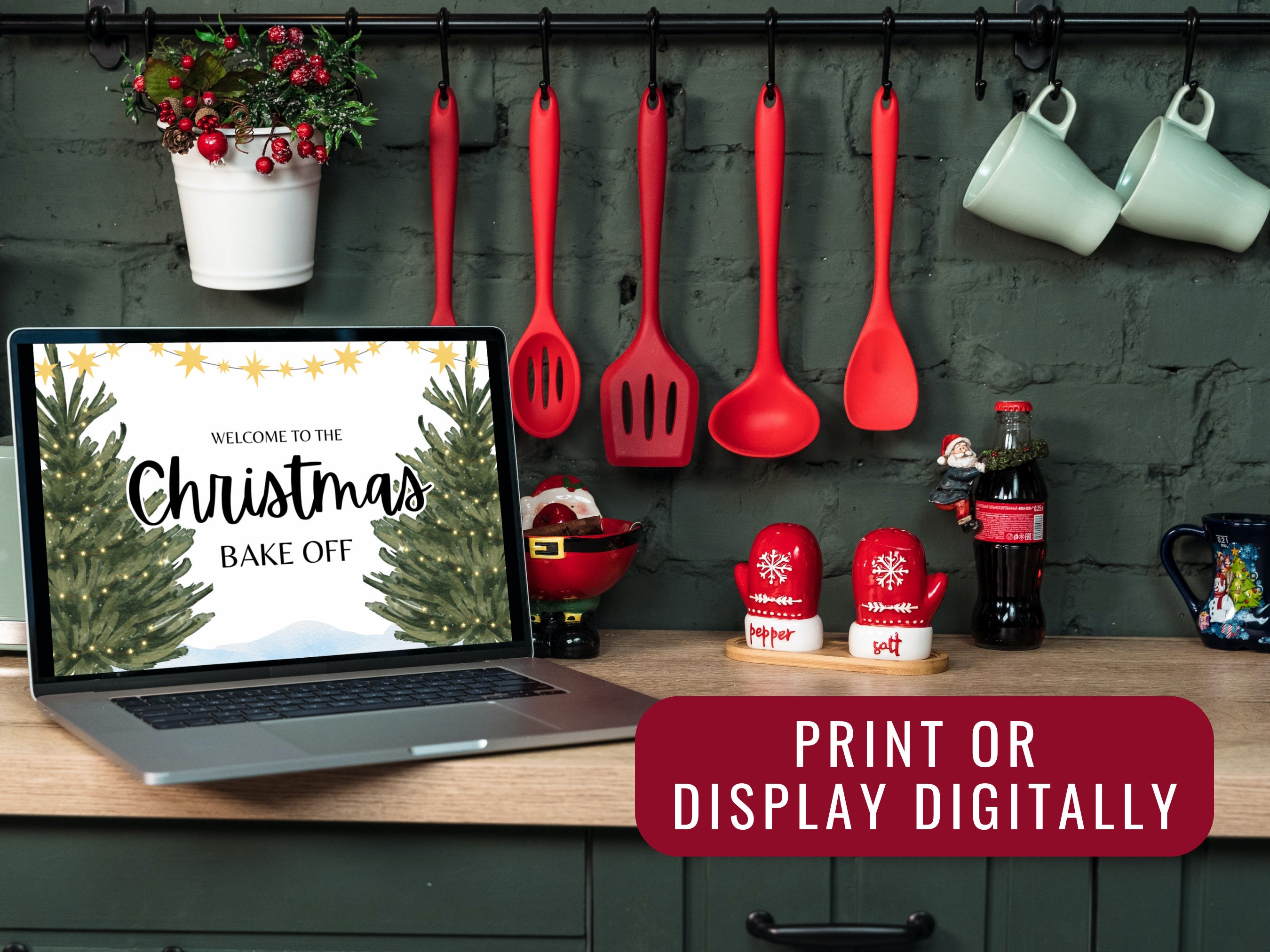Christmas Bake off Party Kit | Instant Download | Printable | Bake off
