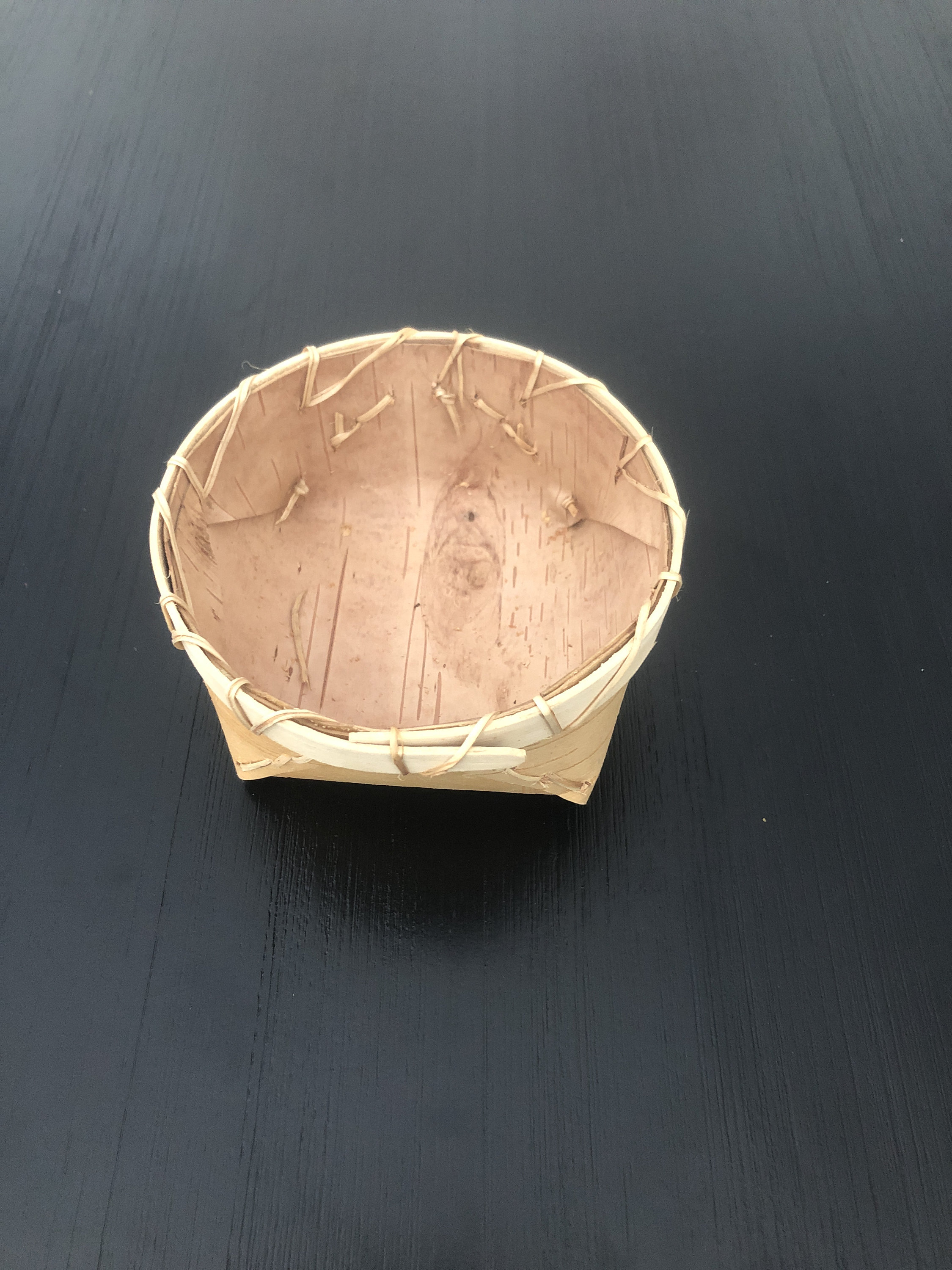 Birch Bark Basket Small Etsy Canada