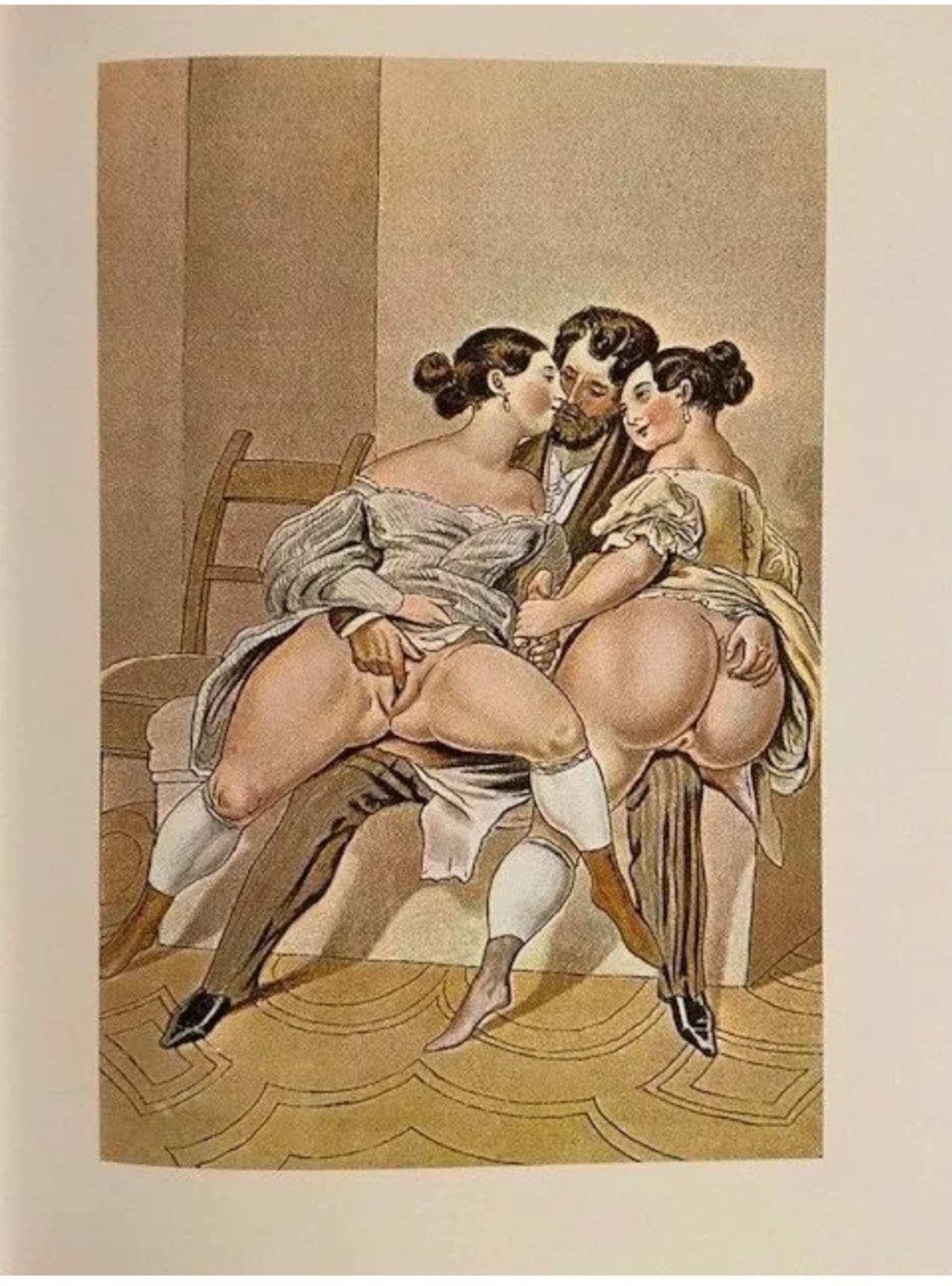 Graphic Poster Peter Fendi Erotic Nude Vagina Breast Penis Sex image 1.