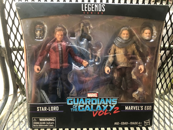  Marvel Legends Guardians of the Galaxy Vol. 2 Marvel's Ego &  Star-Lord 2-Pack : Toys & Games