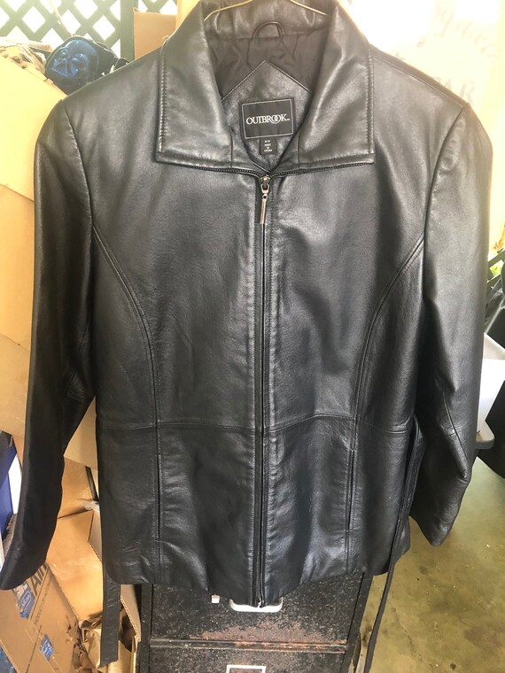Outbrook Mens/Medium Leather Jacket Gem
