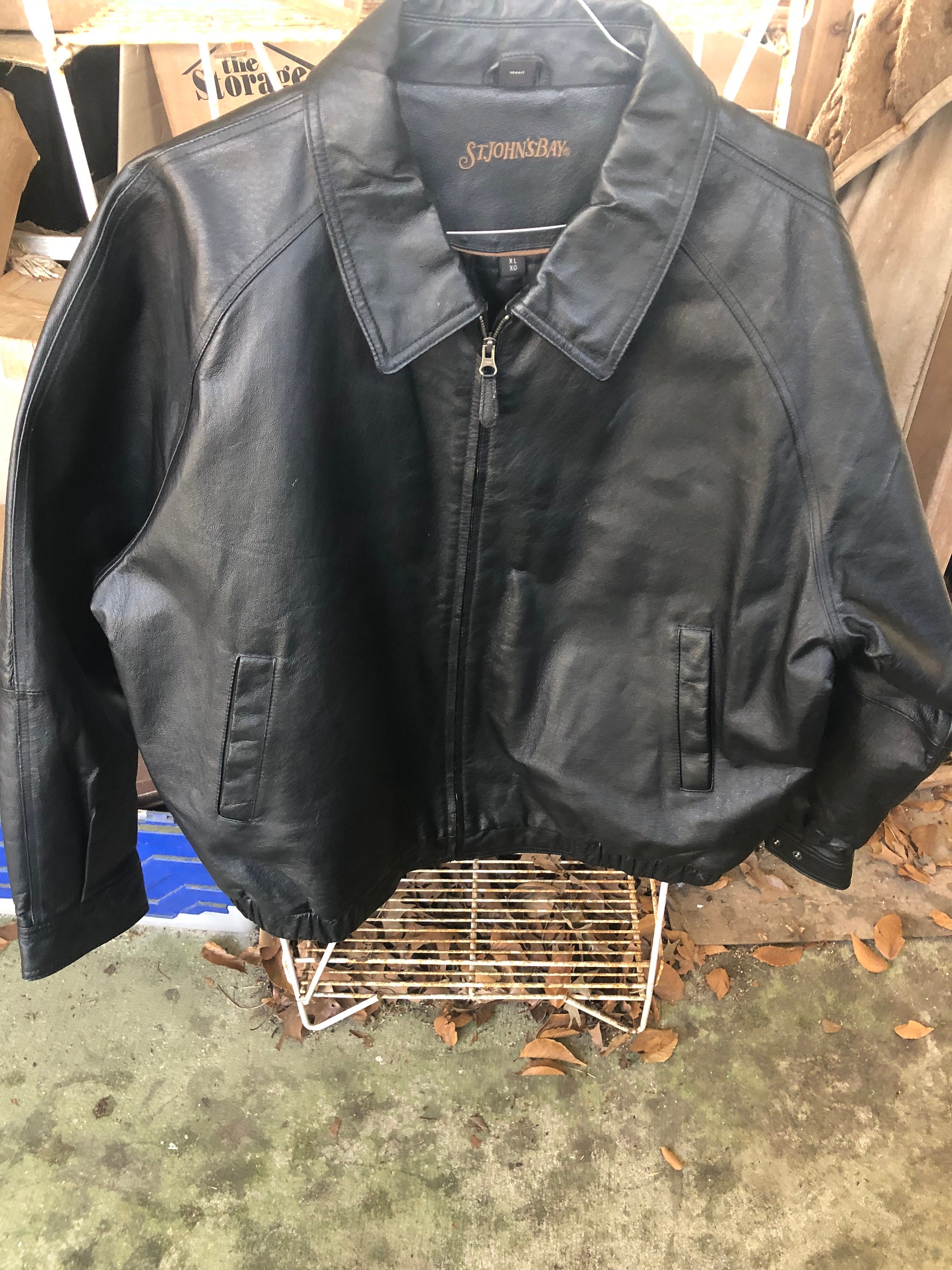 St. John's Bay leather jacket - アウター