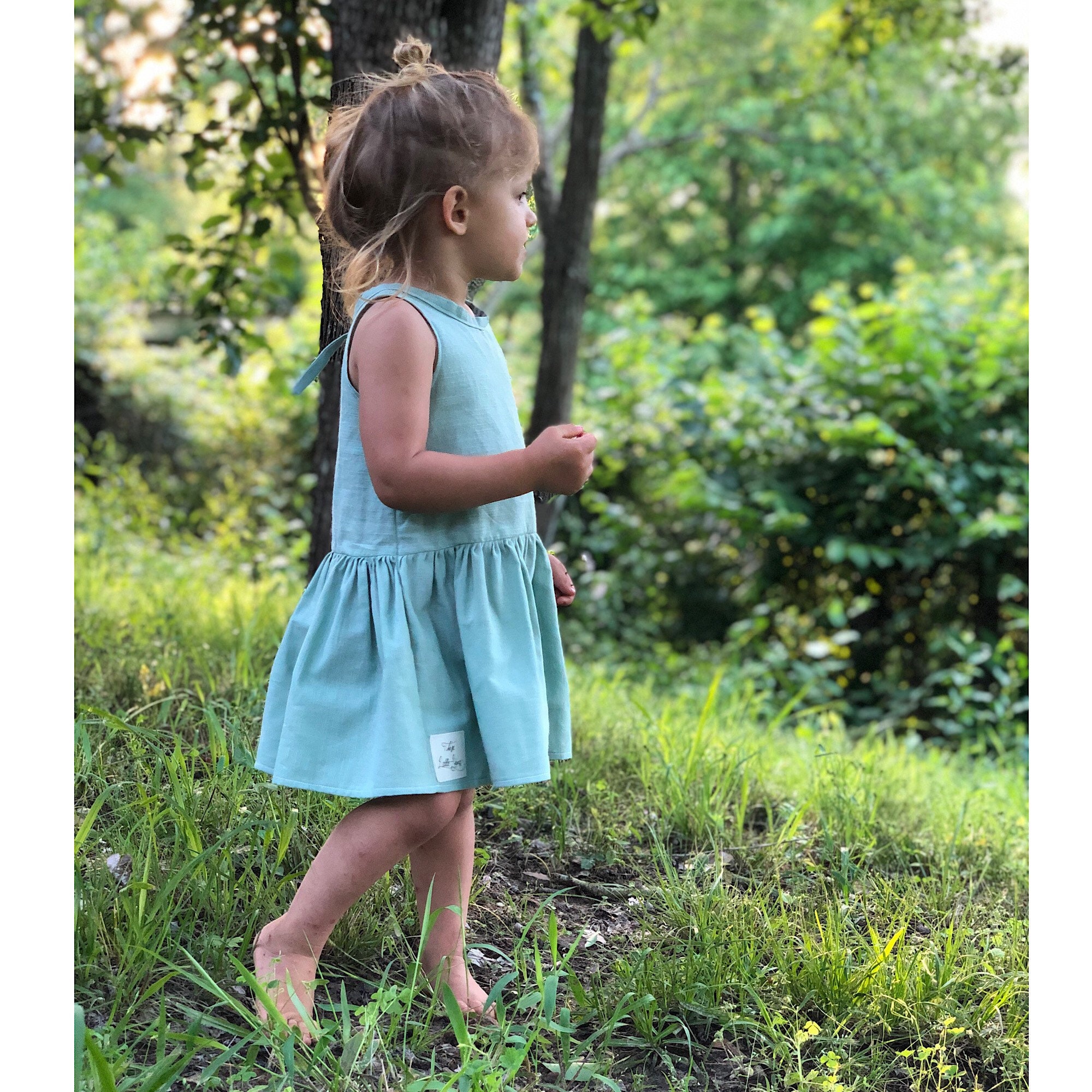 Little Girls Dress Toddler Dress Cotton Summer Dress Etsy