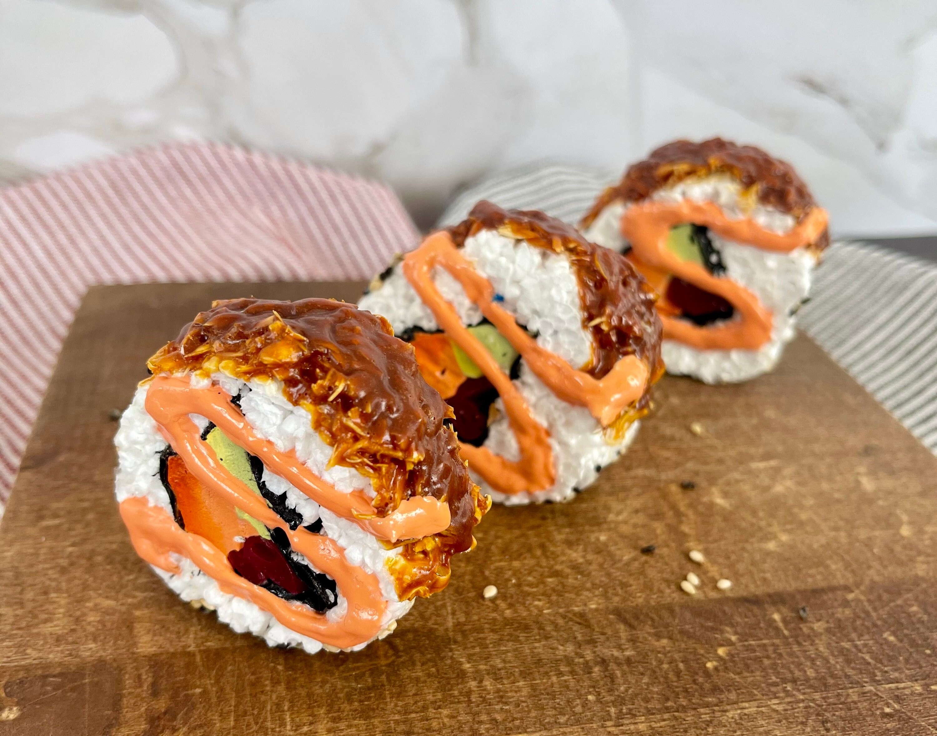 FAKE Shaggy Dog Sushi Set 3pc Etsy
