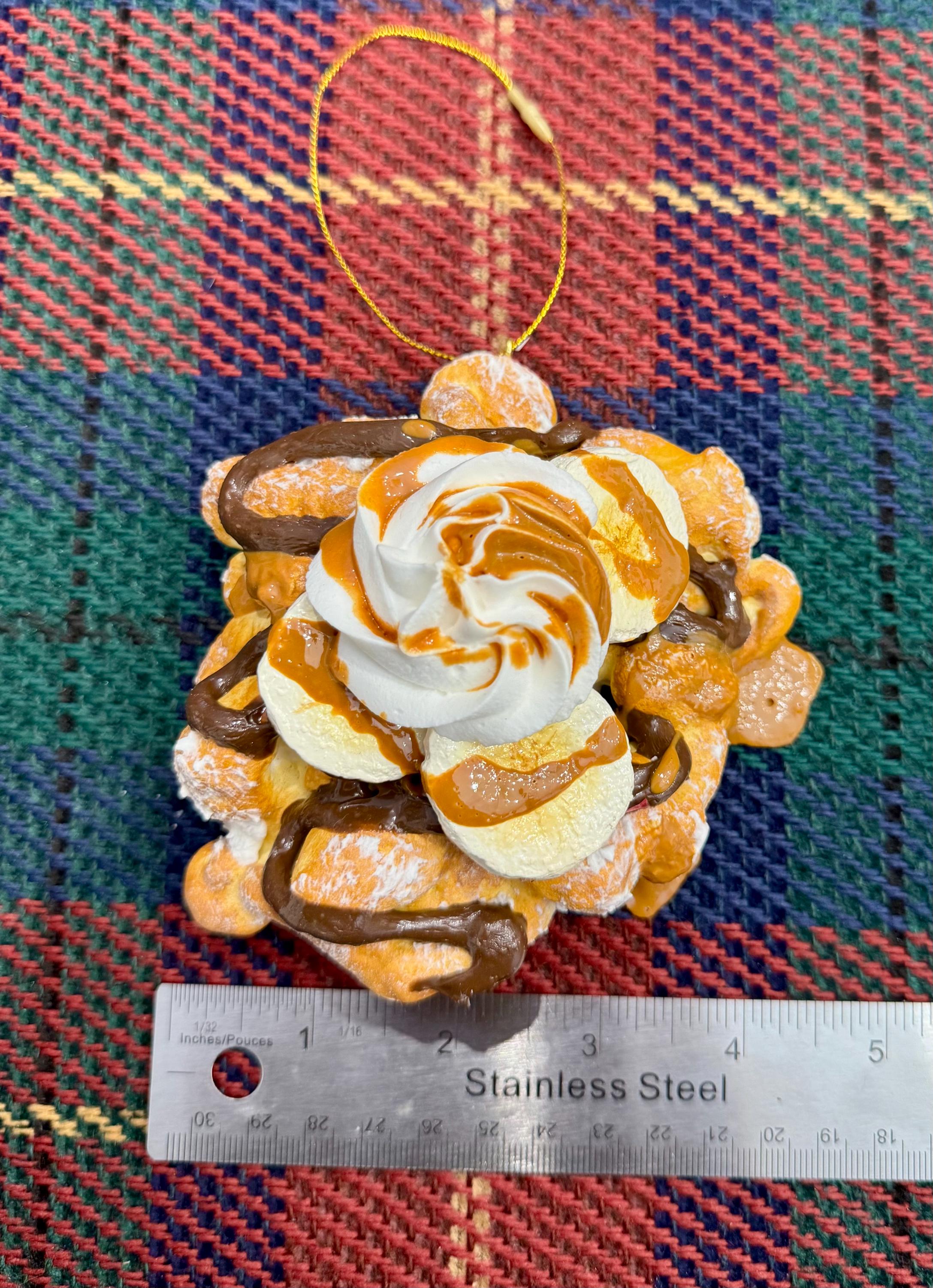 FAKE Funnel Cake Ornament - Fake Food Replica, Photo Prop - Etsy