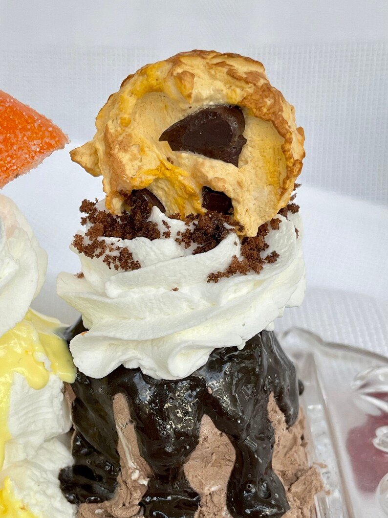 FAKE Ice Cream Sundae Sampler, Kitchen Decor, Photo Prop - Etsy