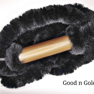 Sissy Softie Faux Fur Flogger- Black Series