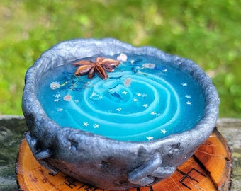 Fantasy Soap - Runic Magic Potion Bowl Artisan Soap - Vegan - Mild Glycerin Bar Soap - Self Love - Gift