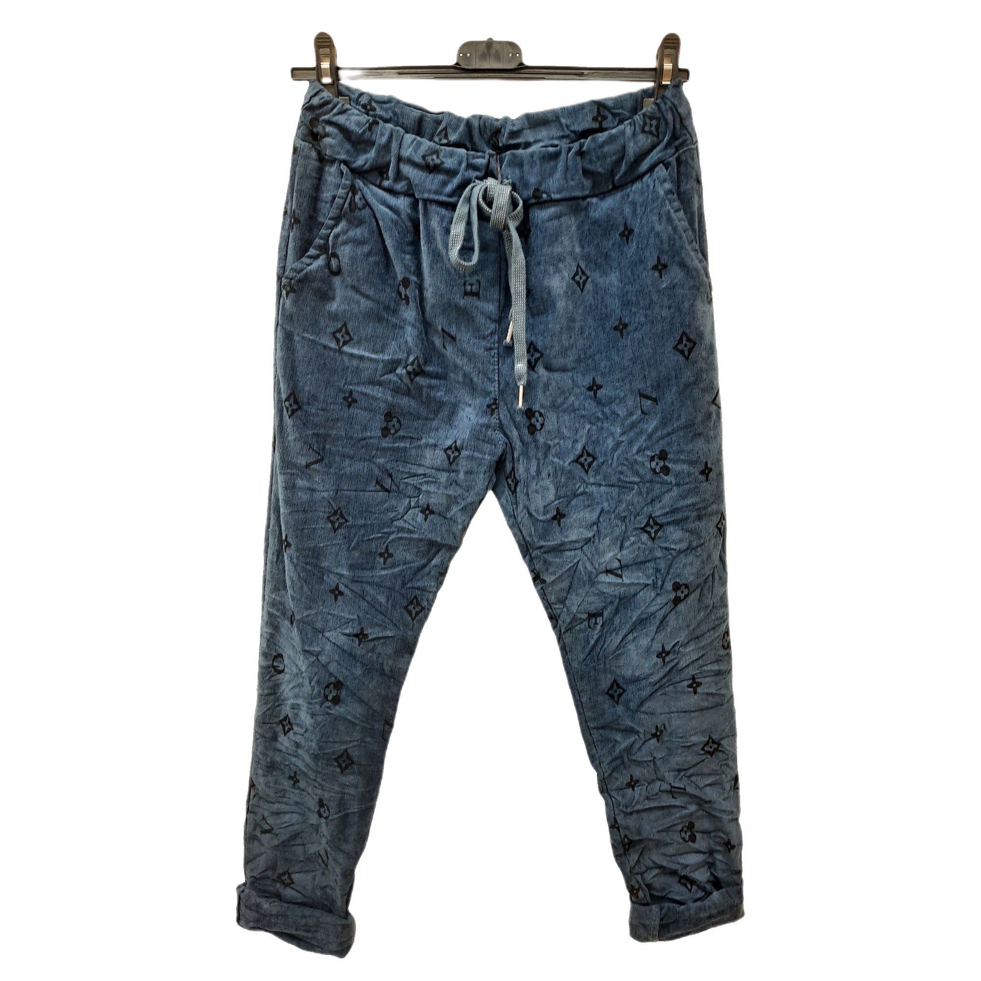 Magic Trousers Star and Celestial Casual Stretch Lightweight Etsy