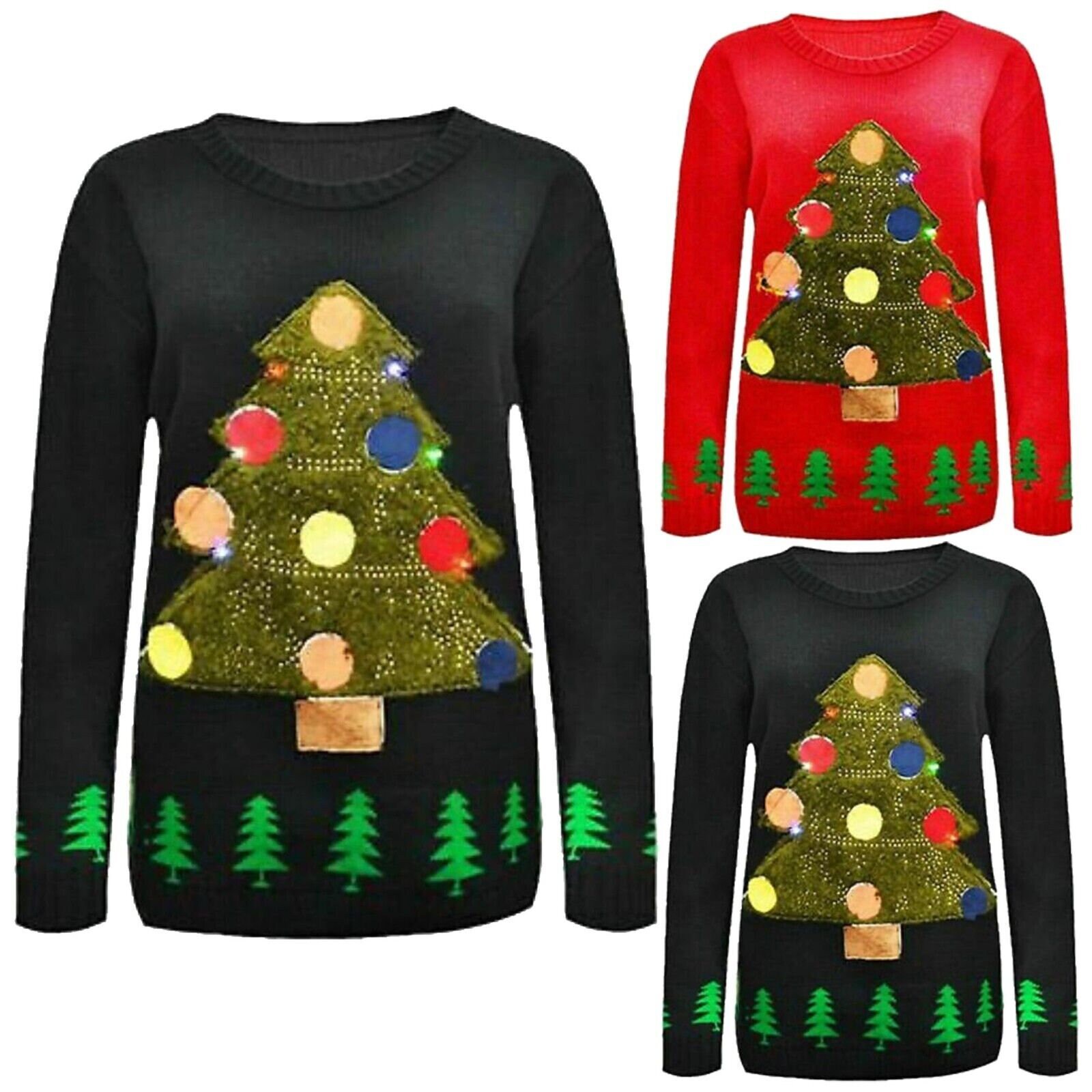 Light up Christmas Sweater - Etsy UK