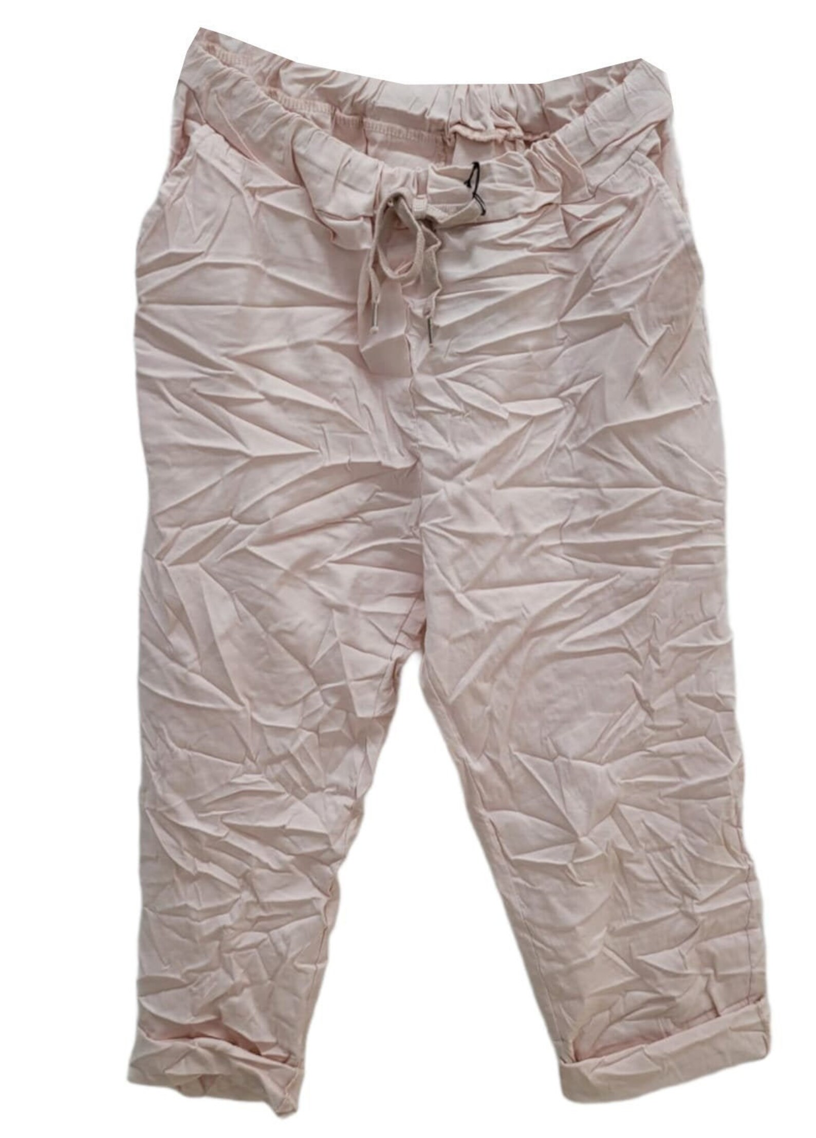 Womens Jogger Magic Pants Trousers Stretch Italian Plain Etsy