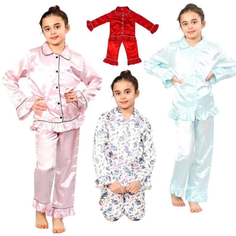 Pijama niñas niños conjunto pijamas para - Etsy España