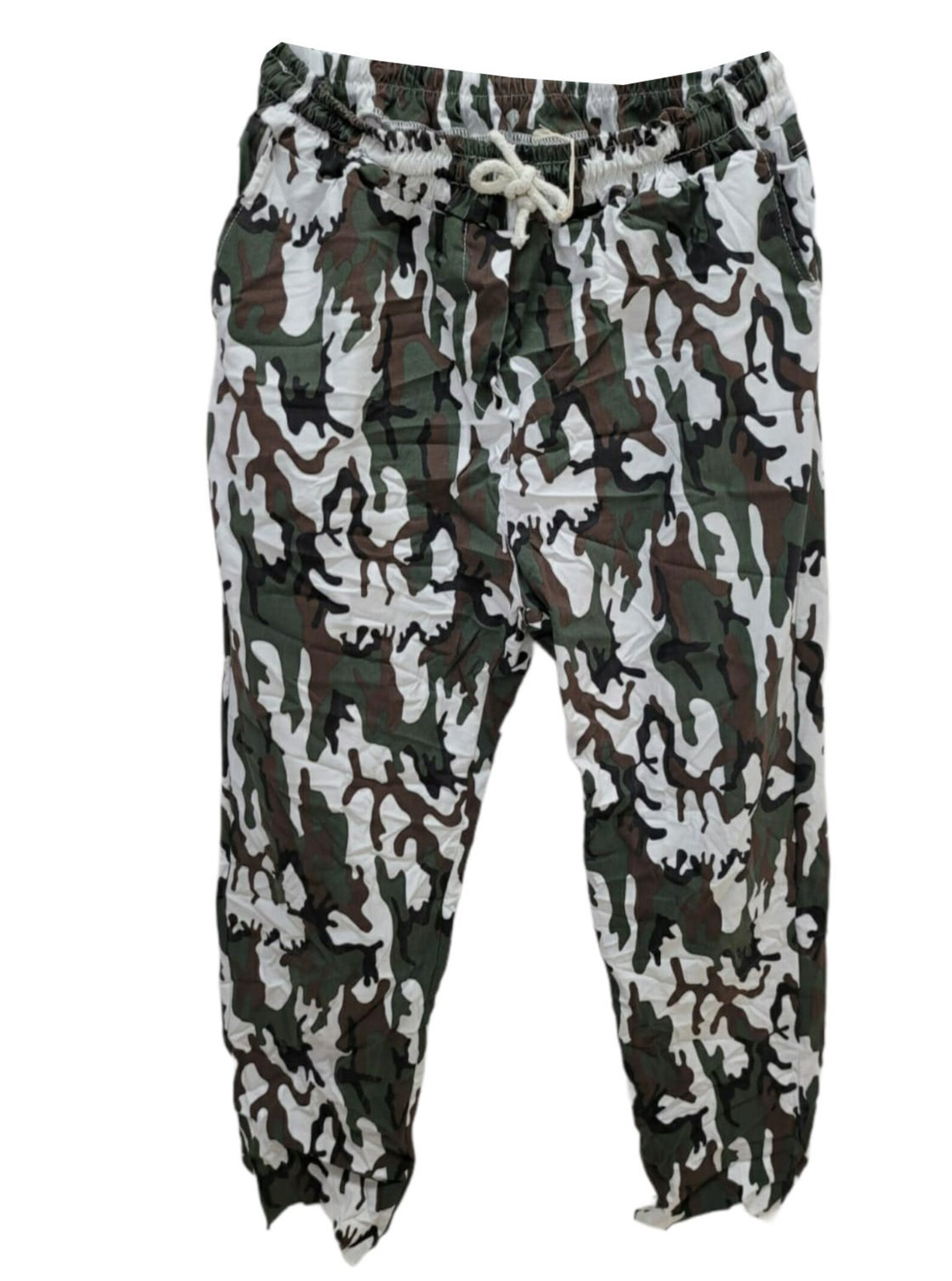 Womens Magic Trousers Jogger Comuflage Pants Stretch Italian | Etsy