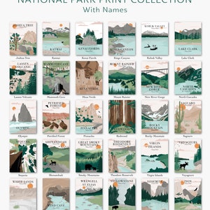 Grand Canyon Print, Minimalist National Park Poster image 9