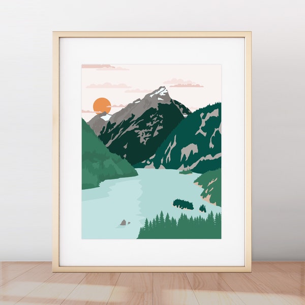 North Cascades Print - Etsy
