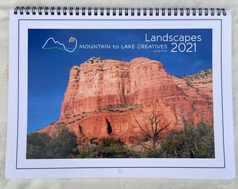 2021 Wall Calendar — Landscape Photographs of the Southwest and Great Lakes