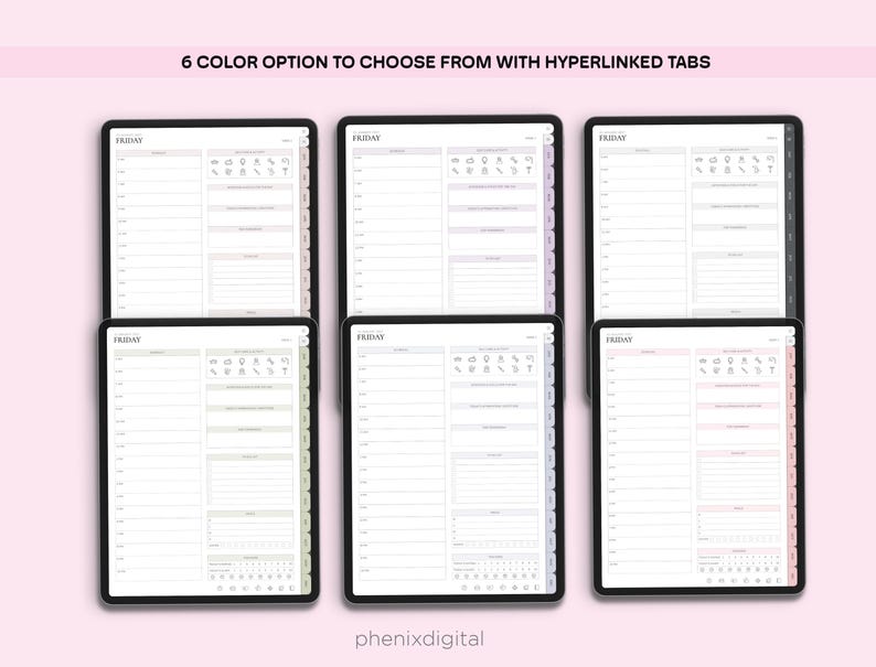 2026 2027 Digital Planner Goodnotes Dated iPad Planner Daily Weekly ...