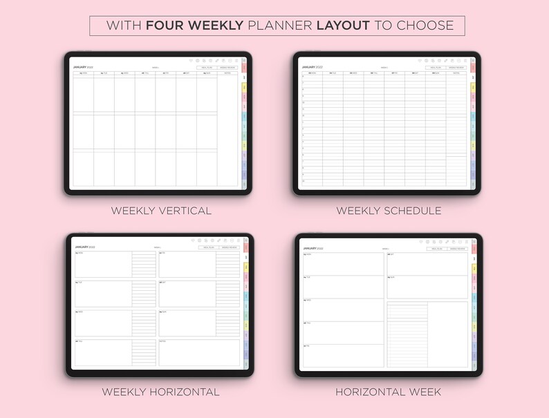 2022 2023 Ultimate Digital Planner Goodnotes Planner Ipad Etsy