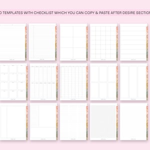 Minimal Digital Notebook: Cornell Note-Taking, 50000 Stickers (Digital Download) image 11