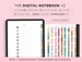 Digital Hyperlinked Notebook Minimal Notebook Cornell Note Taking Template Notepad Student Goodnotes iPad Planner Notability Digital Tablet