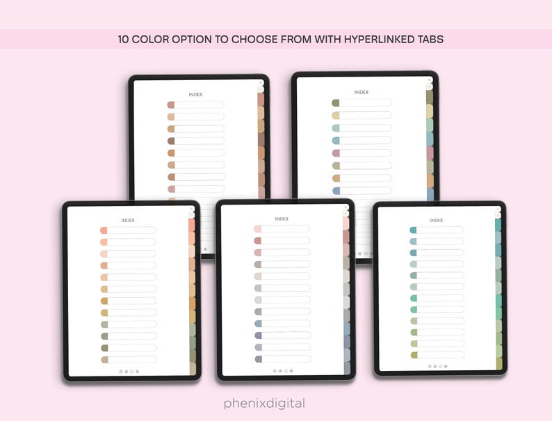 Minimal Digital Notebook: Cornell Note-Taking, 50000 Stickers (Digital Download) image 5