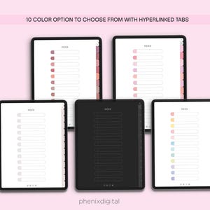 Minimal Digital Notebook: Cornell Note-Taking, 50000 Stickers (Digital Download) image 6