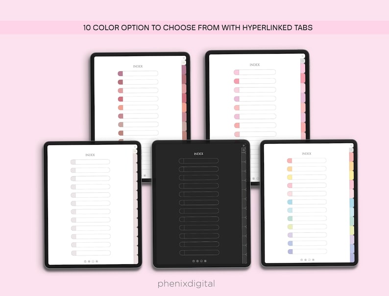 Minimal Digital Notebook: Cornell Note-Taking, 50000 Stickers (Digital Download) image 6