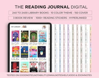 Può includere: Diario di lettura digitale con il titolo "THE READING JOURNAL DIGITAL". Il diario include da 240 a 2400 libri di biblioteca, 10 temi di colore e 150 copertine. Include 3 recensioni di libri, oltre 1000 adesivi di lettura ed è ipertestuale.